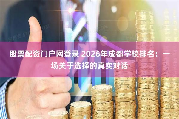 股票配资门户网登录 2026年成都学校排名：一场关于选择的真实对话