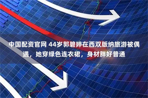 中国配资官网 44岁郭碧婷在西双版纳旅游被偶遇，她穿绿色连衣裙，身材胖好普通